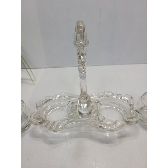 Vintage Cambridge Caprice Center Handle Tray, Shakers - Picture 4 of 4